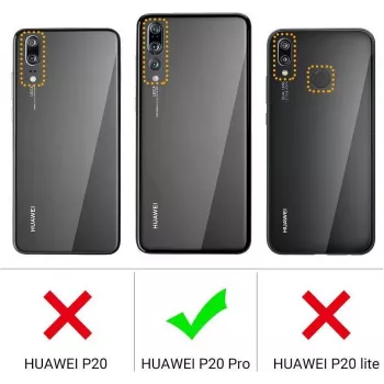 CYOO Premium futrola od tekućeg silikona za Huawei P20 Pro – crna