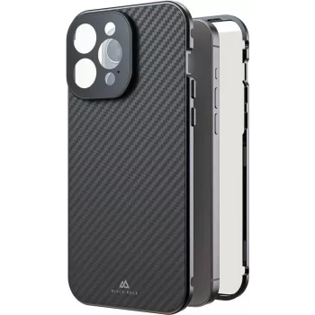 Black Rock 360° Glass futrola za Apple iPhone 16 Pro Max, pravi karbon (00228101)