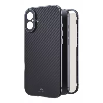 Black Rock 360° Glass futrola za Apple iPhone 16 Plus, pravi karbon (00228105)