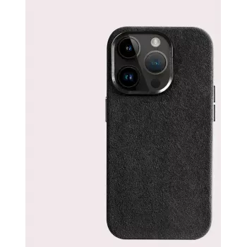 Cyoo Alcantara futrola za iPhone 15 Pro Max crna (CY123275)