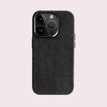 Cyoo Alcantara futrola za iPhone 15 Pro Max crna (CY123275)