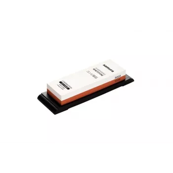 SAMURA SBS-1300/M Double-Sided Water Stone for Kitchen Knives, 3000/8000 Grit, with Non-Slip Silicone Base