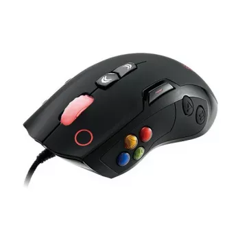 Thermaltake Tt eSPORTS VOLOS laserski igraći miš, 8200 DPI, 14 tipki, žični, crni