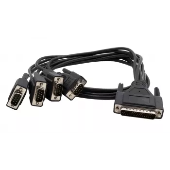 EXSYS Octopus Cable with 4 x 9 Pin, 1 Meter Long (EX-OPTC44-9-100)