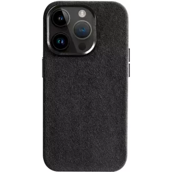 CYOO Alcantara maska za iPhone 15 Pro crna (CY123274)