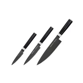 SAMURA set od 3 kuhinjska noža, MO-V, Stonewash