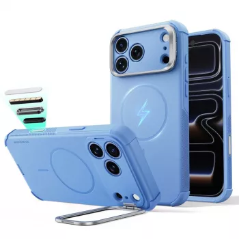 ESR Cyber Tough Kickstand MagSafe iPhone 17 Pro Max / 18 Pro Max svijetloplava