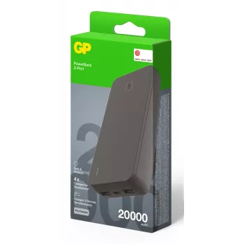 GP PowerBank B+ 20000 mAh crna GPPBB20BBKBSR554
