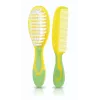 Kidsme set četkice i češlja za bebe – mekane dlačice, bez BPA, ergonomski, bijelo-sivi