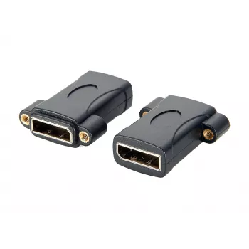 EXSYS EX-49304 panel-mount DisplayPort ženski na ženski adapter, za vijčanje, 8K 60Hz