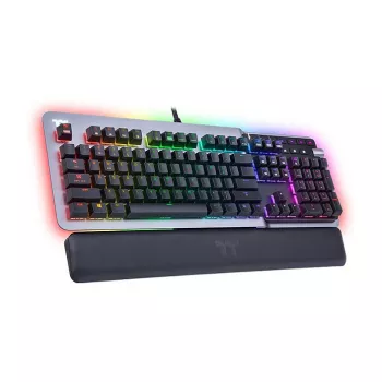 Thermaltake Argent K5 mehanička gaming tipkovnica - Cherry MX Speed Silver, RGB, njemački raspored