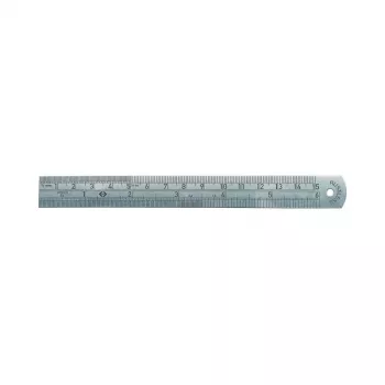 C.K Tools ravnalo od nehrđajućeg čelika, 150 mm / 6 inch, mm i inch podjela (T3530 06)