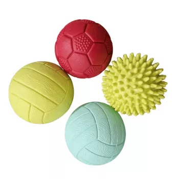 Gerardo's Toys GT7710 set za masažu i senzoriku za bebe, 4 komada, različite teksture i boje, od 6 mjeseci