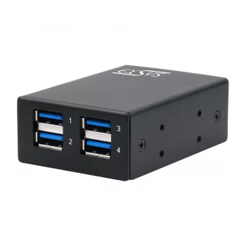 EXSYS USB 3.2 Gen1 4-Port Metal Hub with 15KV ESD Protection (EX-11240HMS)