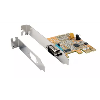EXSYS EX-44081 PCIe kartica s 1 serijskim priključkom RS-232, ASIX AX99100, niskoprofilna