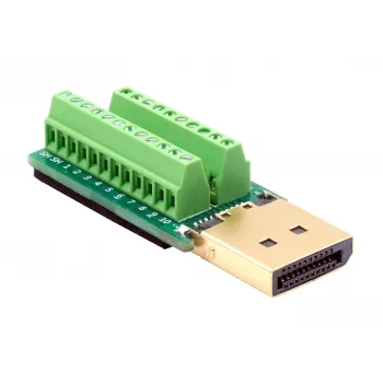 EXSYS EX-49052 DisplayPort utikač na 20-Pin priključni blok adapter