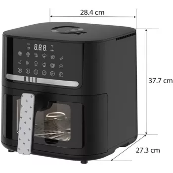 QUIN YJ-6505ADV digitalna friteza na vrući zrak 6,5L crna