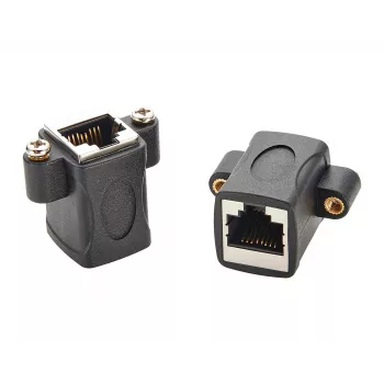 EXSYS EX-49306 Cat.5e RJ45 utičnica-utičnica Keystone adapter modul, crni
