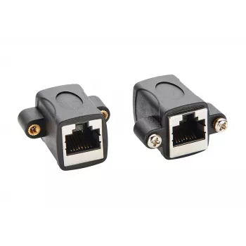 EXSYS EX-49306 Cat.5e RJ45 utičnica-utičnica Keystone adapter modul, crni