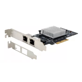 EXSYS EX-60202 Dual 1 Gigabit Ethernet PCIe x4 kartica, Intel I350-AM2 čipset, 2x RJ45, uključena niskoprofilna maska