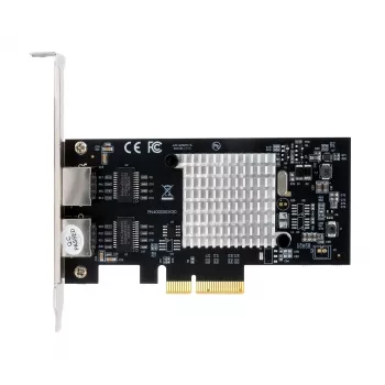 EXSYS EX-60202 Dual 1 Gigabit Ethernet PCIe x4 kartica, Intel I350-AM2 čipset, 2x RJ45, uključena niskoprofilna maska