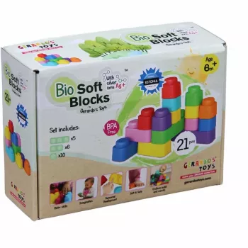 Gerardo's Toys GT3104 set mekanih kocki, 21 dio, EVA pjena, višebojno, za djecu od 6 mjeseci