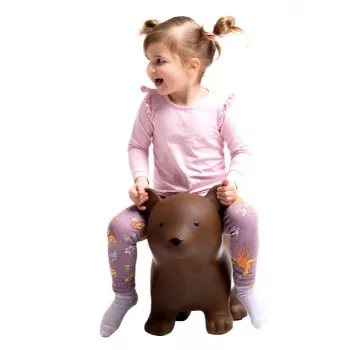 Gerardo's Toys medo na napuhavanje za skakanje, smeđi