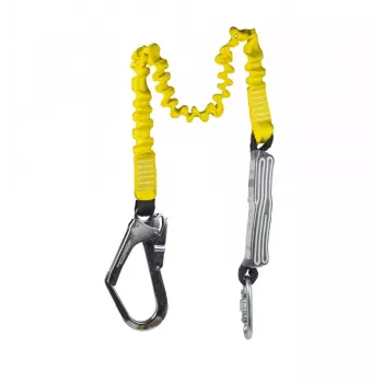 C.K Tools T8008 sigurnosni pojas s apsorberom energije, 2m, jednostruki, čelična karabiner kuka i kuka za skelu, EN 354/355/362
