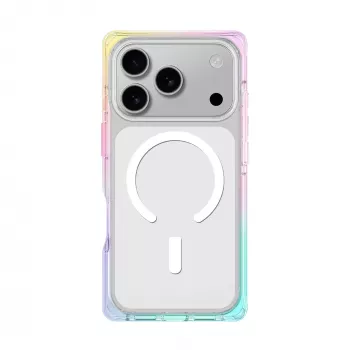 AMAZINGTHING Omni maska za iPhone 17 Pro kompatibilna s MagSafe - prozirna duga