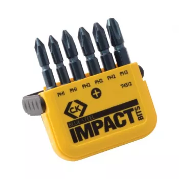 C.K Tools T4512 set Phillips odvijač bitova s kontrolom torzije, 6 dijelova