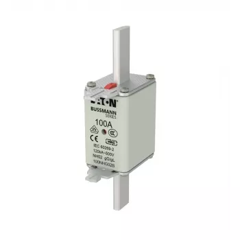 Eaton 100NHG02B NH Fuse D02 100 A 500 V gG with Mechanical Indicator, Pack of 3