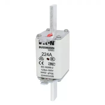 Eaton 100NHG02B NH Fuse D02 100 A 500 V gG with Mechanical Indicator, Pack of 3