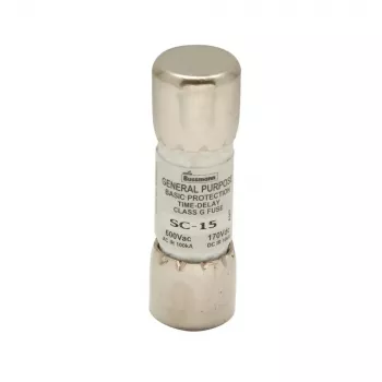 Eaton BK/SC-15 Bussmann SC osigurač klase G 15 A 600 V AC 170 V DC brzodjelujući uložni osigurač