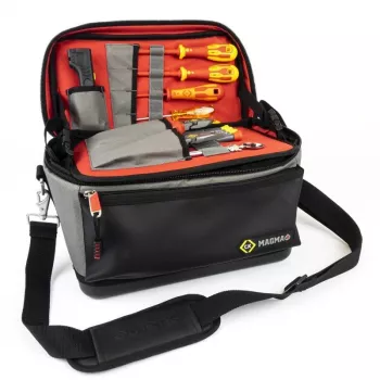 C.K Tools MA2641 torba za mjernu opremu Plus, 600D poliester, 300 x 220 x 100 mm, crno-plava