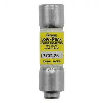 Eaton LP-CC-25 25A 600V Time-Delay Class CC Fuse, 10-Pack