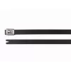 HellermannTyton MBT14HFC-SS316/SP-BK čelične vezice, 362mm x 7,9mm, crne poliesterski obložene, kuglična kopča, 1 komad 111-00295