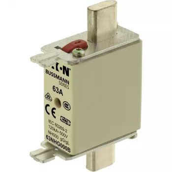 Eaton 63NHG000B NH Fuse-link, Size 0, 63 A, 500 V AC, gG