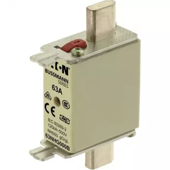 Eaton 63NHG000B NH Fuse-link, Size 0, 63 A, 500 V AC, gG