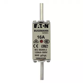 Eaton 6NHG0B NH osigurač s mehaničkim pokazivačem, veličina NH0, 6 A, 500 V AC, gG, pakiranje od 3