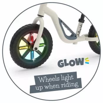 Chillafish Charlie 10 bicikl bez pedala, beige, sa svjetlima, 1,5-4 godine