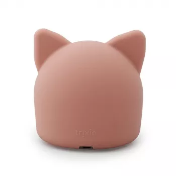 Trixie Baby noćna lampa mačka - punjiva LED silikonska lampa s tap-senzorom, toplo bijela i 7 boja koje se izmjenjuju