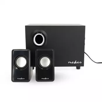 Nedis CSPR10021BK 2.1 set PC zvučnika, 33 W, USB napajanje, crni