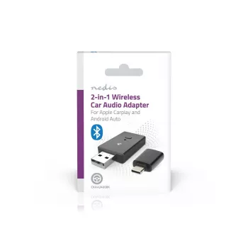 Nedis CKAA2400BK Bluetooth 5.0 USB-A adapter crni 10 m dometa