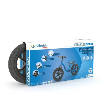 Chillafish Charlie Sport 12 bicikl bez pedala, tamnoplavi, 2-5 godina