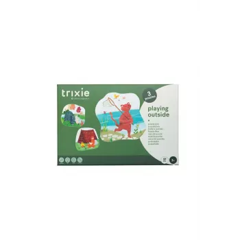 TRIXIE Dog Activity Roll-Out poslastica puzzle igračka, 3 dijela, podesiva težina, unutarnja i vanjska upotreba