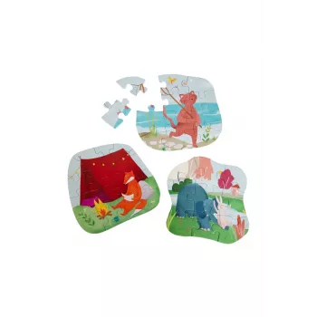 TRIXIE Dog Activity Roll-Out poslastica puzzle igračka, 3 dijela, podesiva težina, unutarnja i vanjska upotreba