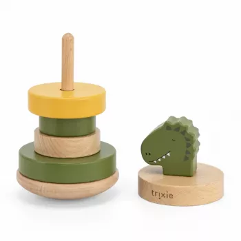TRIXIE drvena piramida, dinosaur, od 12 mjeseci