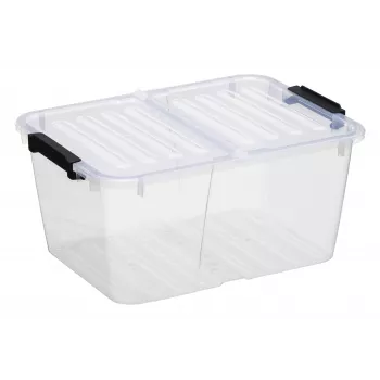 plast team HOME BOX FLEX 15L kutija za pohranu sa sklopivim poklopcem, reciklirani PP, 1 komad 23010800