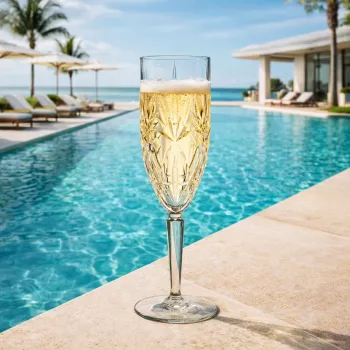 GRAMONTY Premium Champagne Glasses 170 ml, Set of 12 (6662)