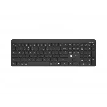 Natec Tang US bežična tipkovnica Bluetooth + 2,4 GHz Silent Slim, crna